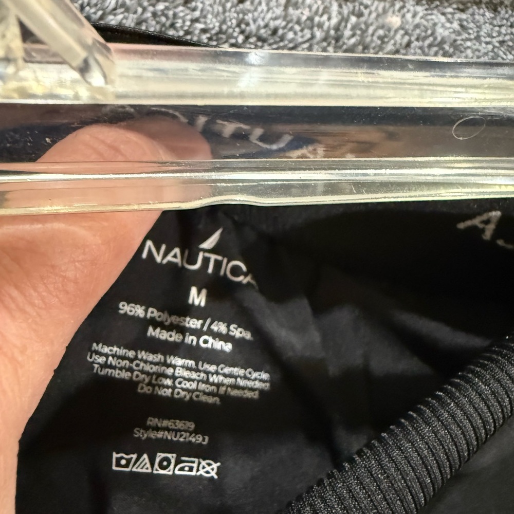Nautica Black Polyester pants